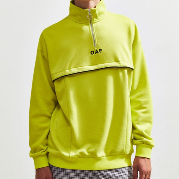 Lazy Oaf Other - New Mens Lazy Oaf Zippy Oaf Sweatshirt Small